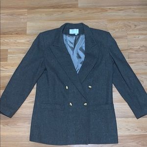 Grey women’s pea coat